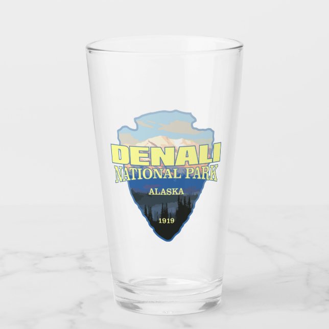 Denali NP (arrowhead) Glass (Front)