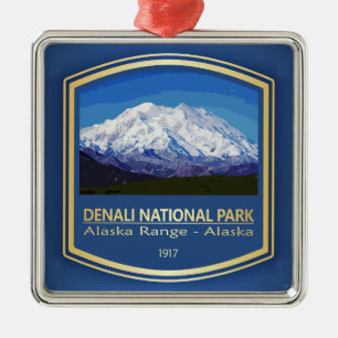 Denali NP (PF1) Metal Ornament
