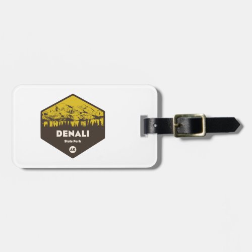 Denali State Park Alaska Luggage Tag