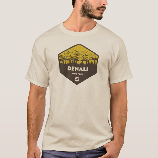 Denali State Park Alaska T-Shirt (Front)