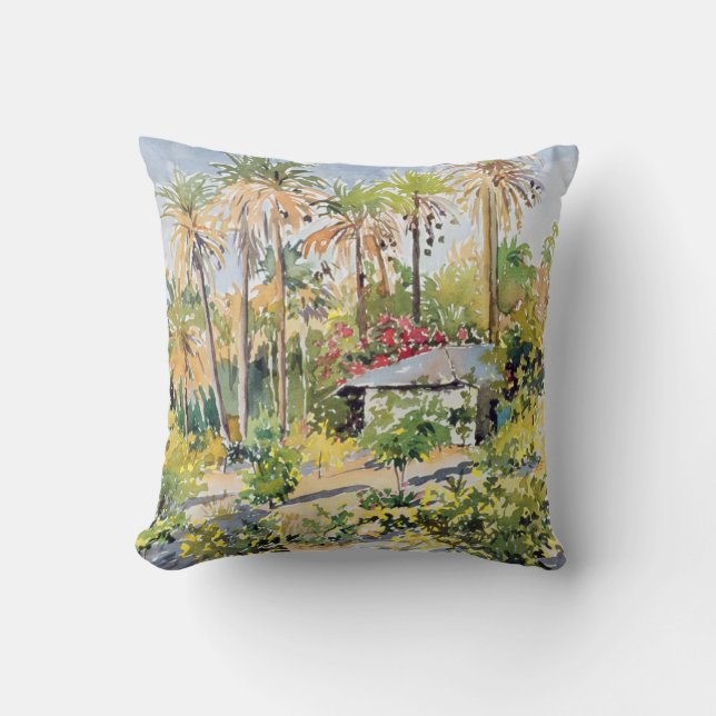 Denbo's House 1997 Throw Pillow (Front)