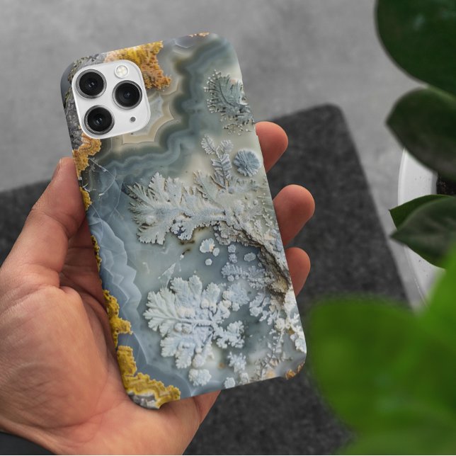 Dendrite Crystals Stone Macro Photography Case-Mate iPhone Case (Creator Uploaded)