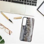 Dendritic Agate Stone Pattern Samsung Galaxy S22 Case<br><div class="desc">Protect your Samsung Galaxy S22 phone with this trendy phone case that features an image of the intricate patterns of a slab of Dendritic Agate stone. Select your phone style. A great gift idea for the rock collector! For other phone brands, you will need to customize case to fill image...</div>