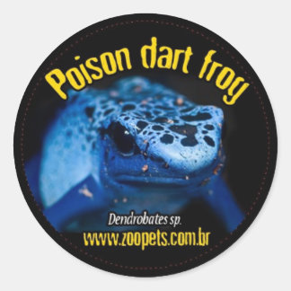dendrobates classic round sticker