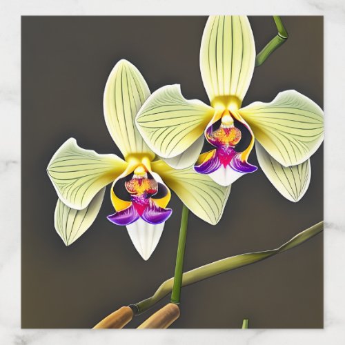 Dendrobium Bamboo Orchid Triptych Envelope Liner