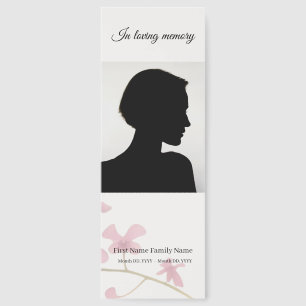 Dendrobium orchid memorial bookmarks