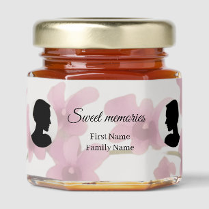 Dendrobium orchid memorial honey jar favor favors