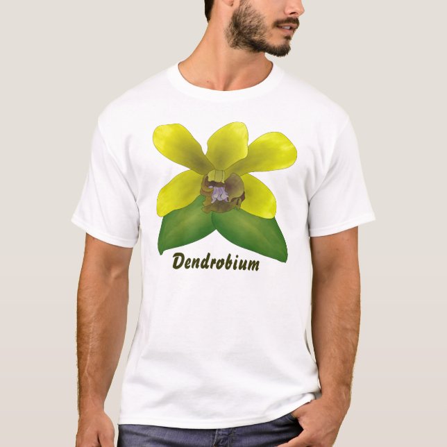 Dendrobium Orchid T-Shirt (Front)