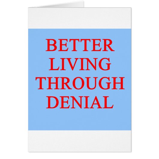 DENIAL proverb (Front)