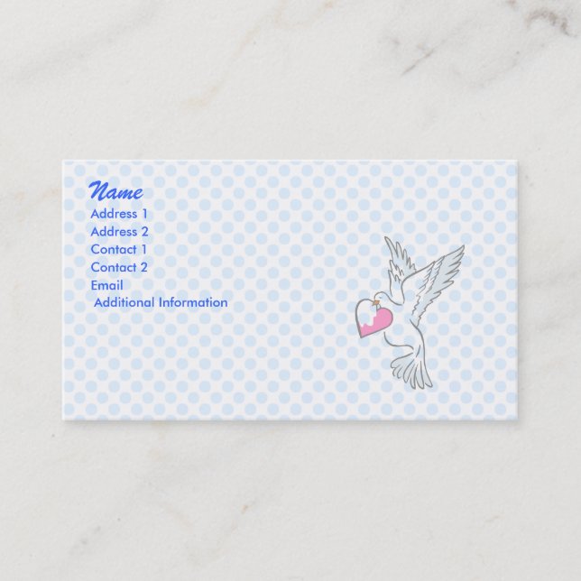 Denice Dove Business Card (Front)