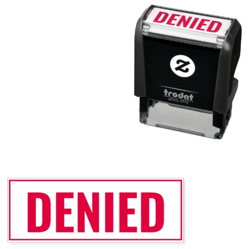 Denied Business Text Template Self_inking Stamp