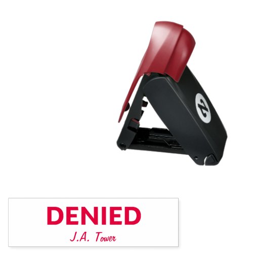 DENIED by Your Name Pocket Stamp