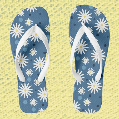 Denim and Daisies Flip Flops