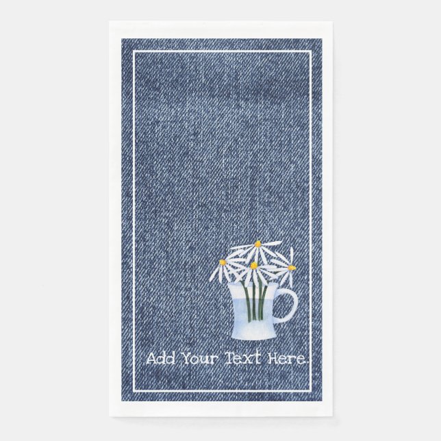 Denim And Daisys Paper Guest Towels (Front)