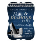 Denim and Diamonds Party Invitations | Zazzle.com