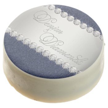 Denim And Diamond Cookies by Champagne_N_Caviar at Zazzle
