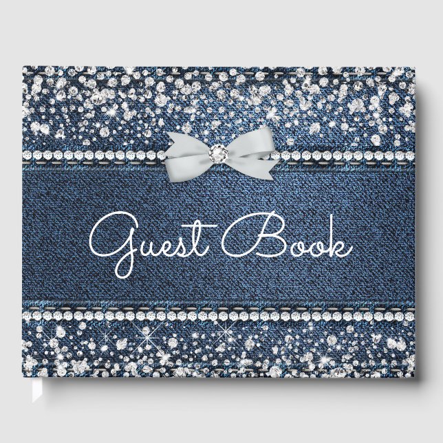 Denim and Diamond Guest Book (Front)