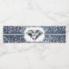 Denim and Diamond Water Bottle Labels