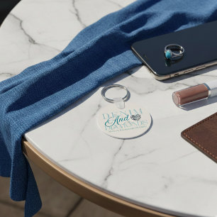 Denim and Diamonds Western Bachelorette Keychain