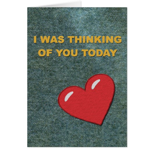 Denim and heart cards (Front)