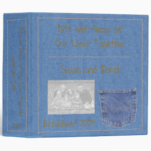 Denim and pocket photo binder