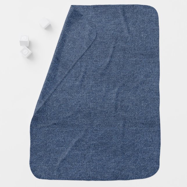 Denim Baby Blanket (In Situ)