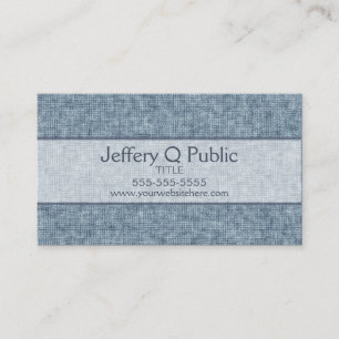 Denim Blue Business Card