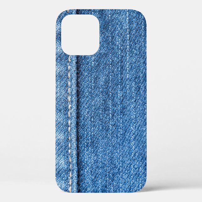 Denim Blue: Classic Jeans Texture. Case-Mate iPhone Case (Back)