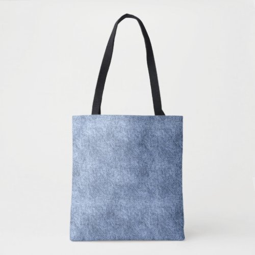 Denim Blue Denim Pattern Tote Bag