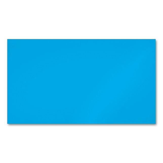 Denim Blue,Fountain Blue,Jellyfish, Business Card Magnet (Front)