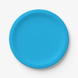 Denim Blue,Fountain Blue,Jellyfish, Paper Plates