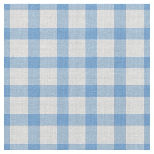  Denim Blue Gingham Check Plaid Fabric