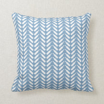 Denim Blue Herringbone Wine Bottle Pattern