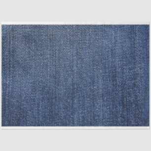 Denim Blue Jean Decoupage Background Tissue Paper