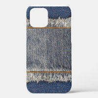 Denim Blue Jeans: Casual Double Patch
