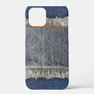 Denim Blue Jeans: Casual Double Patch iPhone 12 Case