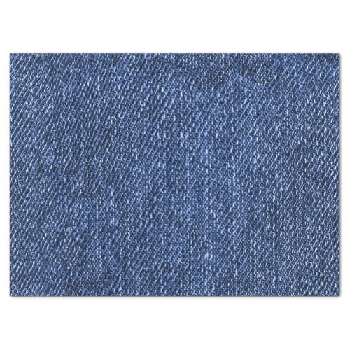 Denim Blue Jeans Graphic Design Stylish Tissue Paper
