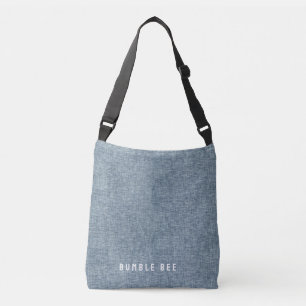 Denim Blue Jeans Look Crossbody Bag