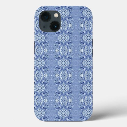 Denim Blue Liquid pattern phone case