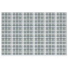 Denim Blue Sage Green White Plaid Tiled Decoupage