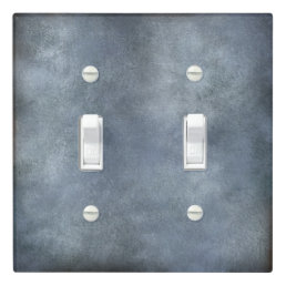 Denim Blue Weathered Look Rustic Finish Light Switch Cover
