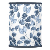 Denim Blue & White Floral Lamp Shade (Left)