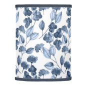 Denim Blue & White Floral Lamp Shade (Right)