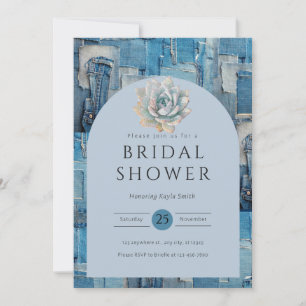 Denim Bridal Shower Invitation