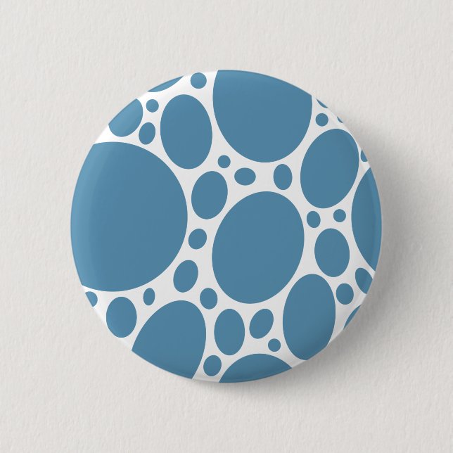 Denim Bule Bubbles Button (Front)