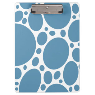 Denim Bule Bubbles Clipboard