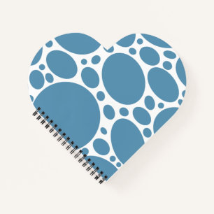 Denim Bule Bubbles Notebook