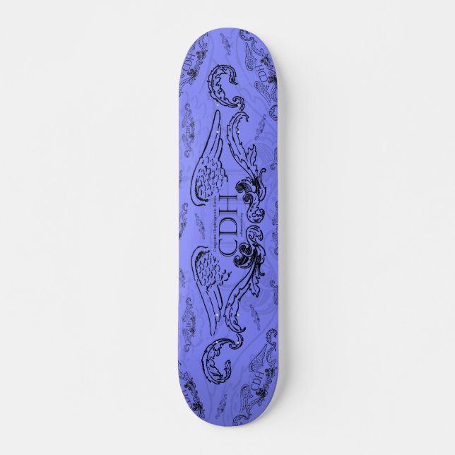 Denim CDH Wings Skateboard Deck (Front)