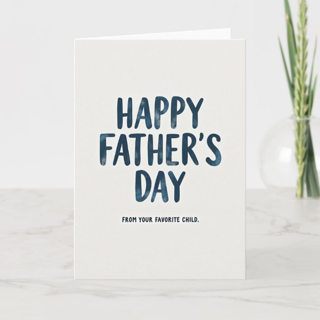 Denim Dads Day Card (Front)