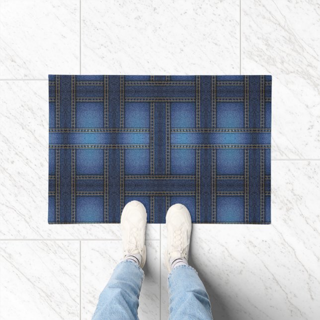 Denim Design  Doormat (Indoor)